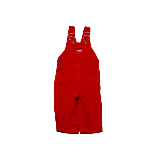 OshKosh Kids Corduroy Dungarees Red Age 2Y