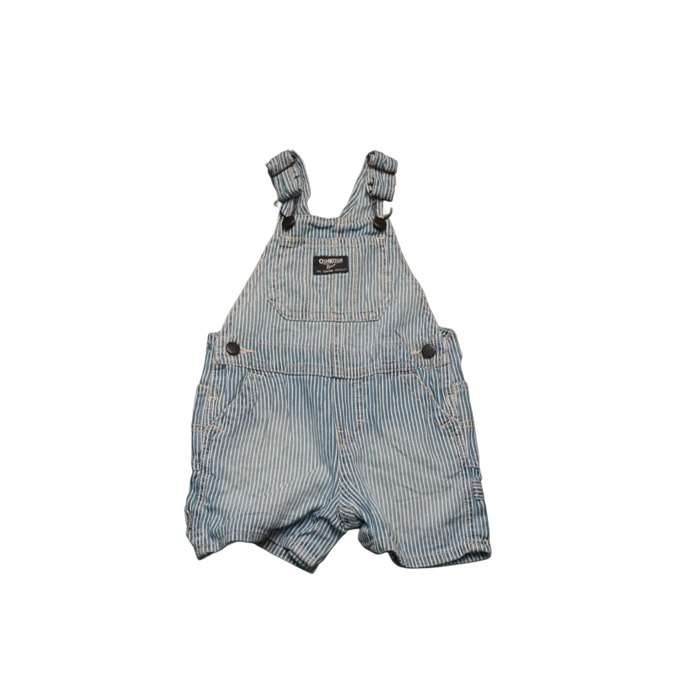 OshKosh Kids Striped Shortalls Dungarees Multi Age 12M