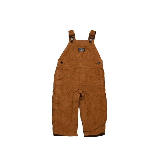 OshKosh Kids Corduroy Dungarees Brown Age 12M