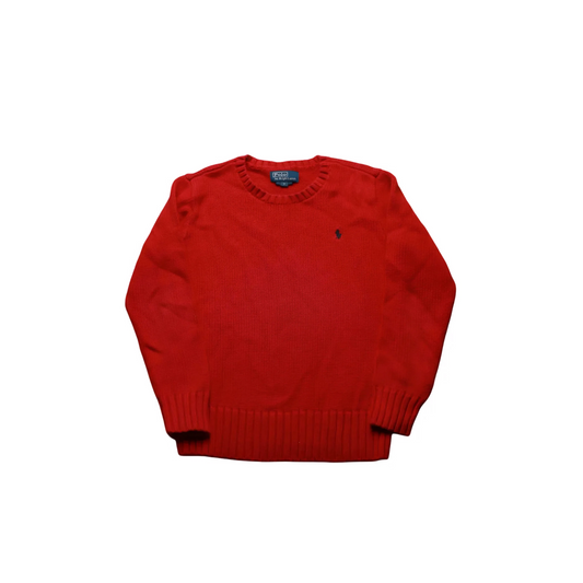 Ralph Lauren Kids Knitted Jumper Red Age 7Y