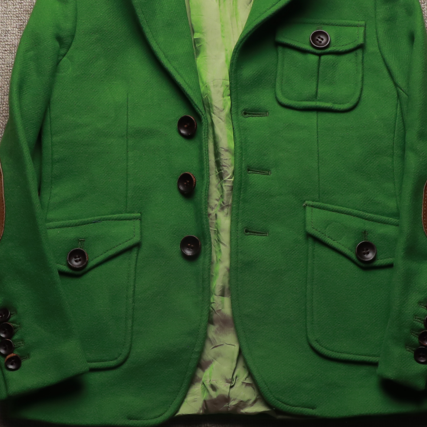 Dundop Kids  Jacket Green Age 6-7Y