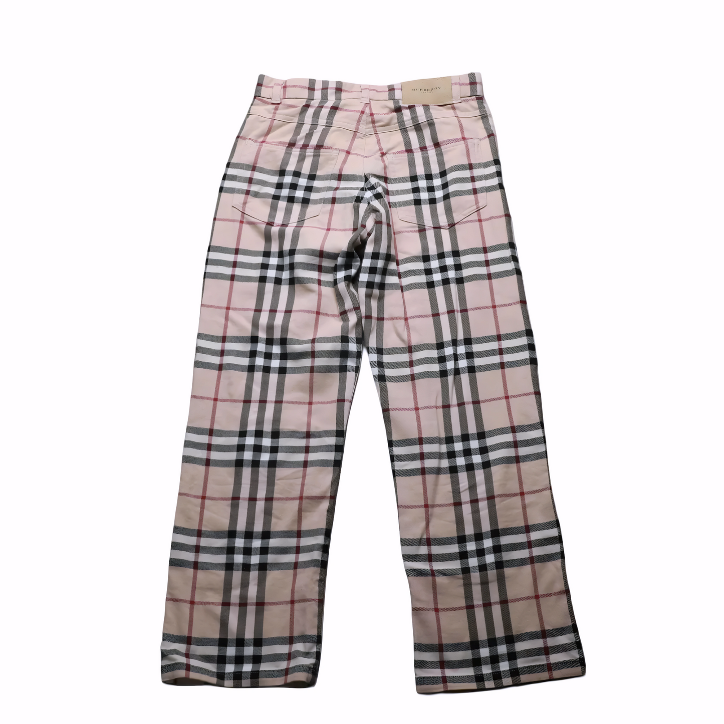 Burberry Kids Nova Check Trousers Multicolour Age 10Y