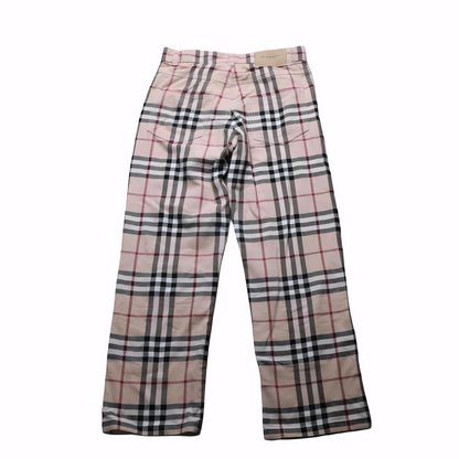 Burberry Kids Nova Check Trousers Multicolour Age 10Y