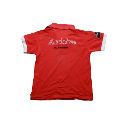 La Martina Kids Polo T-Shirt Red Age 4Y