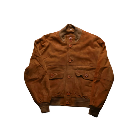 Unbranded Kids Suede Jacket Brown Age 5-6Y