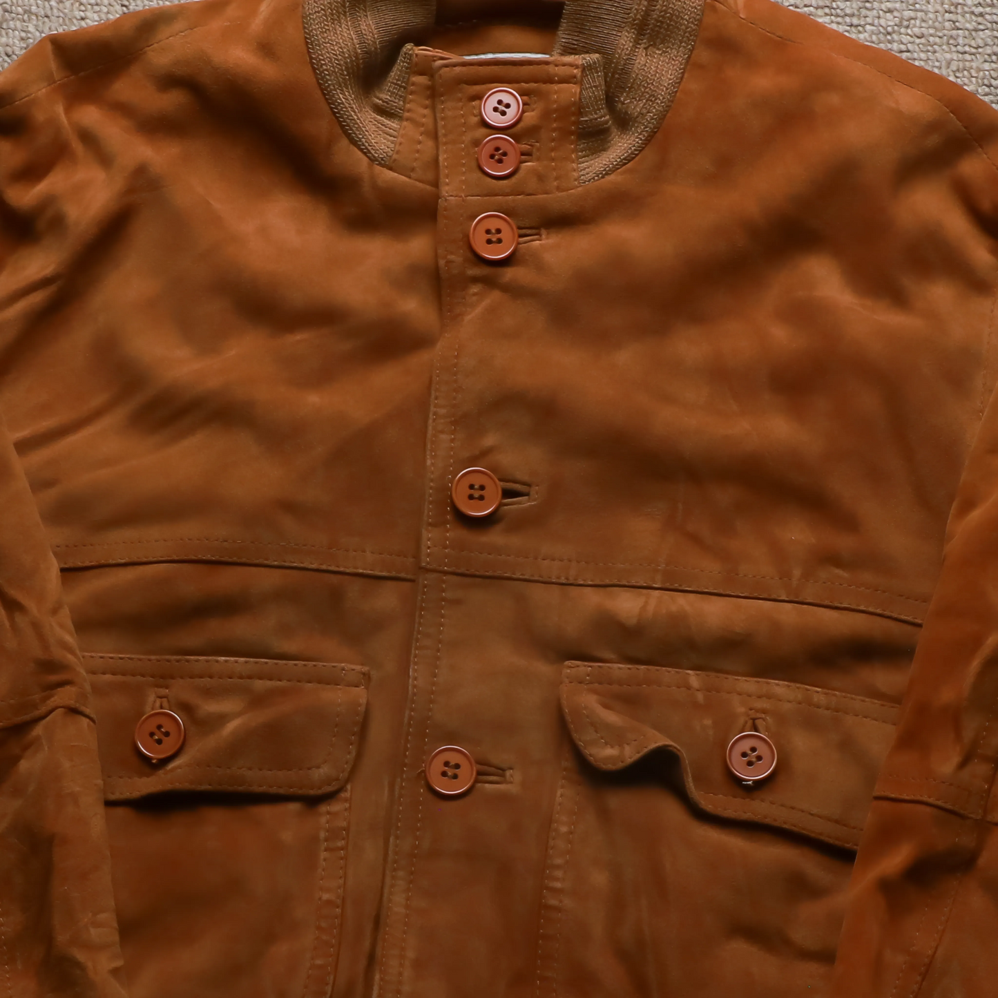 Unbranded Kids Suede Jacket Brown Age 5-6Y