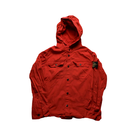 Stone Island Kids Shirt Jacket Red Age 5-6Y