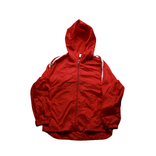 Adidas Kids Windbreaker Jacket Red Age 6-7Y