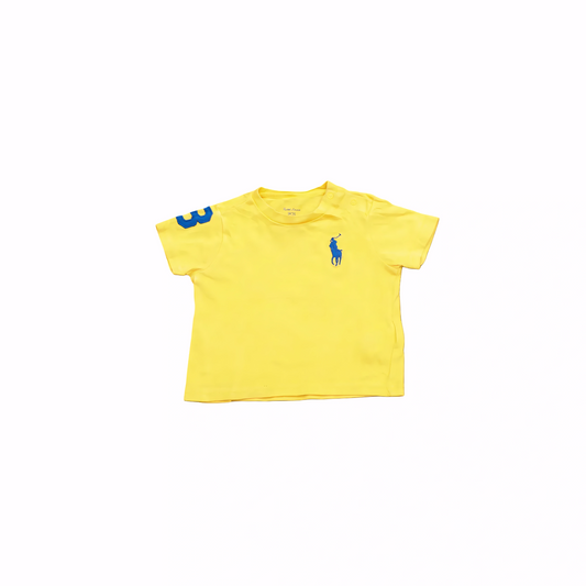 Ralph Laren Kids  T-Shirt Yellow Age 6M
