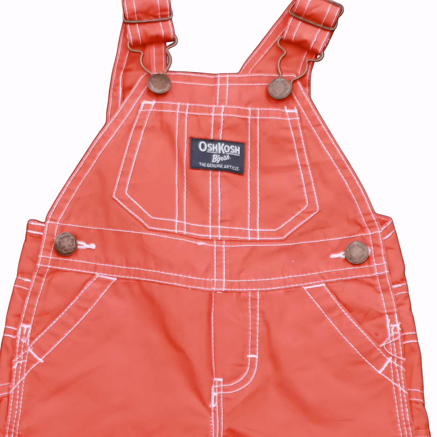 OshKosh Kids  Dungaree Red Age 6M