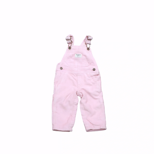 OshKosh Kids Corduroy Dungaree Pink Age 6M
