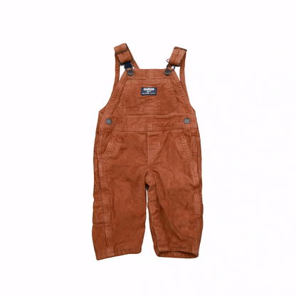 OshKosh Kids Corduroy Dungaree Brown Age 6M