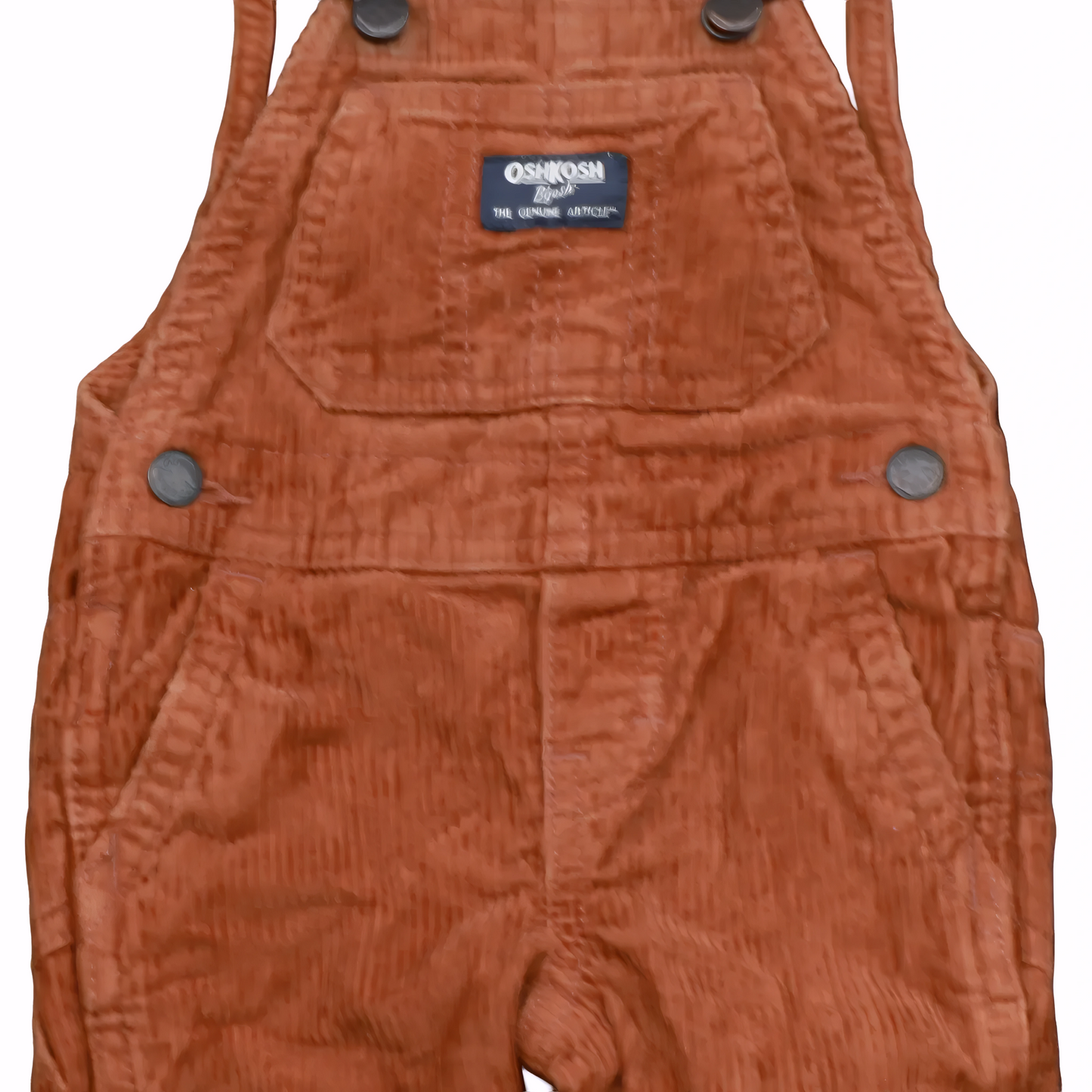 OshKosh Kids Corduroy Dungaree Brown Age 6M