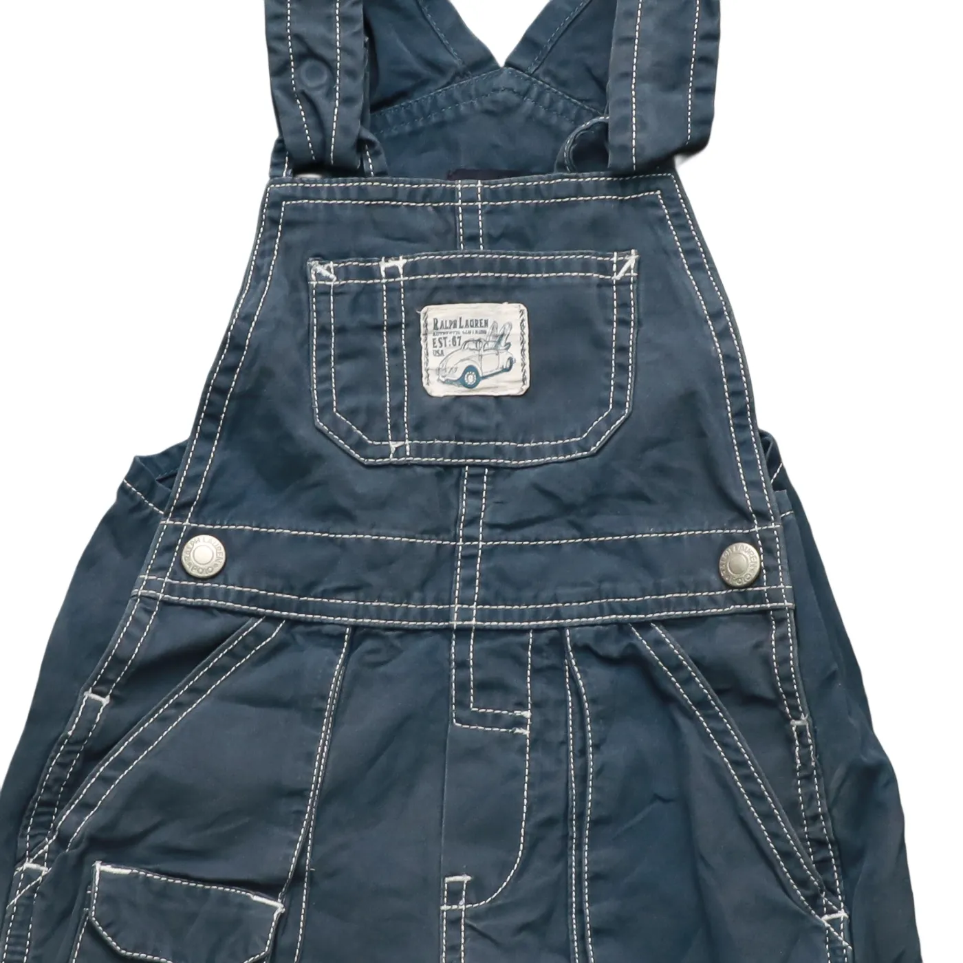 Ralph Laren Kids  Dungaree Blue Age 8-12M