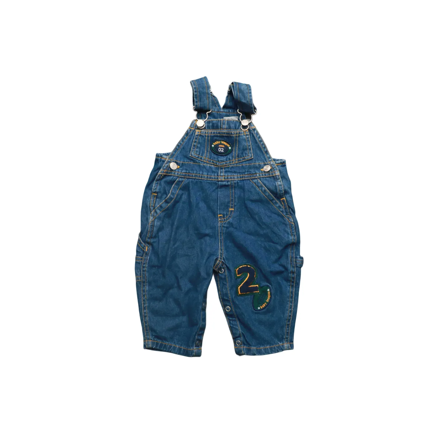 Unbranded Kids  Dungaree Blue Age 6-9M