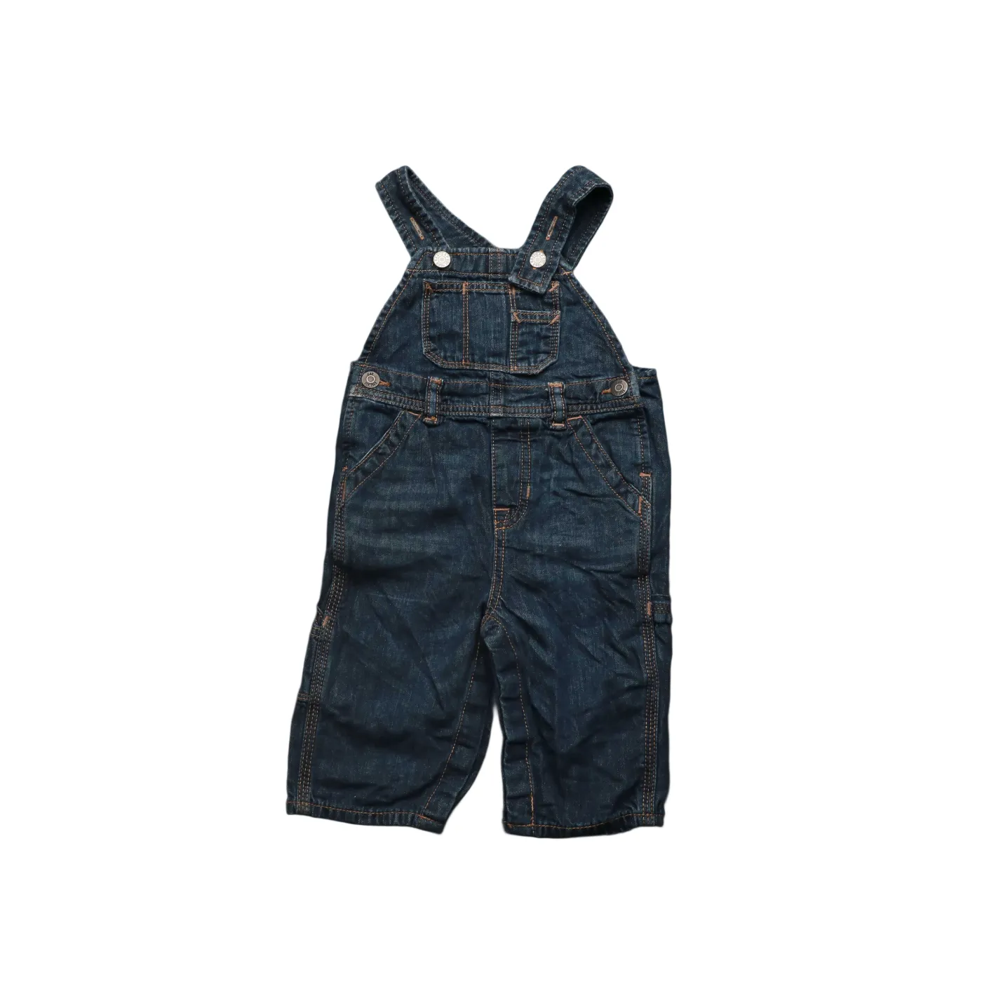 GAP Denim Kids  Dungaree Blue Age 6-12M