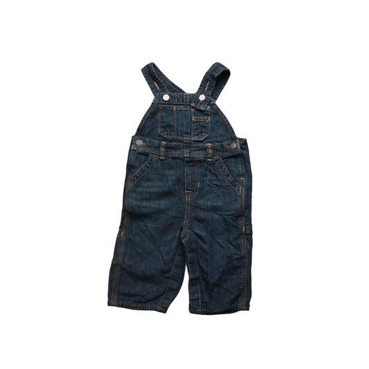 GAP Denim Kids  Dungaree Blue Age 6-12M