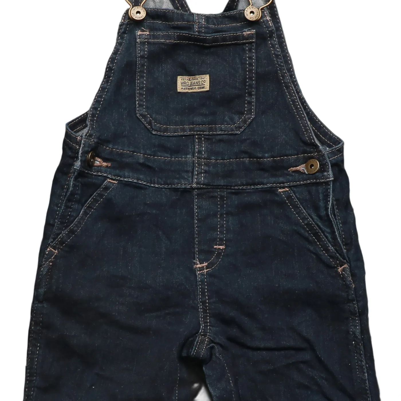 WRG Jeans Co Kids  Dungaree Blue Age 6-9M
