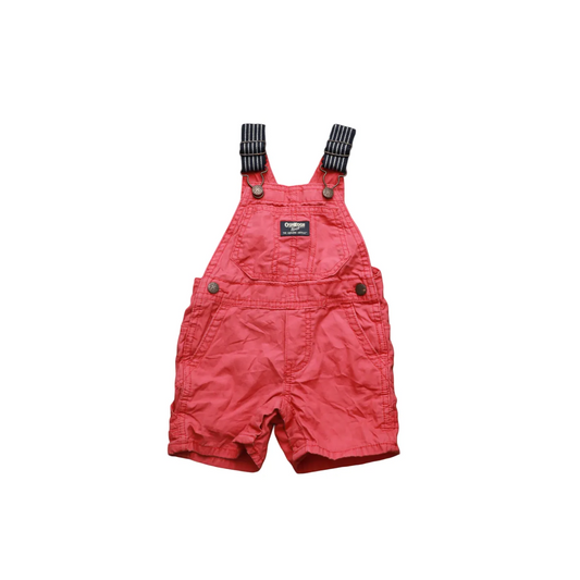 OshKosh Kids  Dungaree Red Age 12M