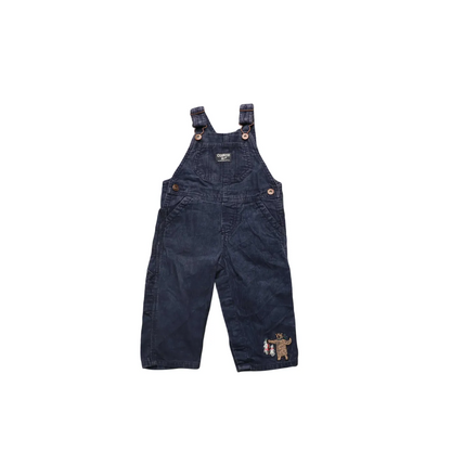 OshKosh Kids Corduroy Dungaree Blue Age 12M