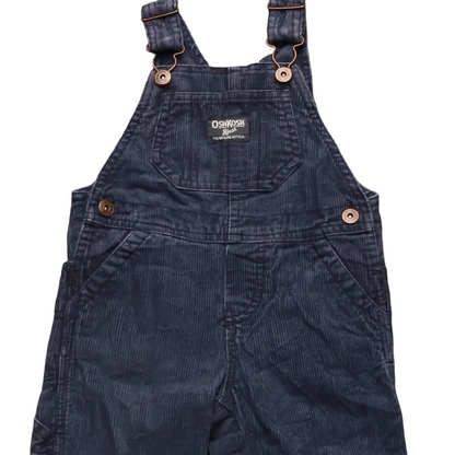 OshKosh Kids Corduroy Dungaree Blue Age 12M