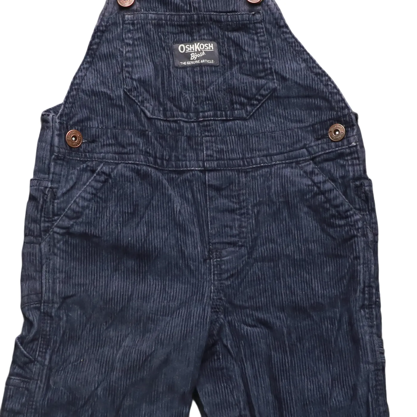 OshKosh Kids Corduroy Dungaree Blue Age 12M