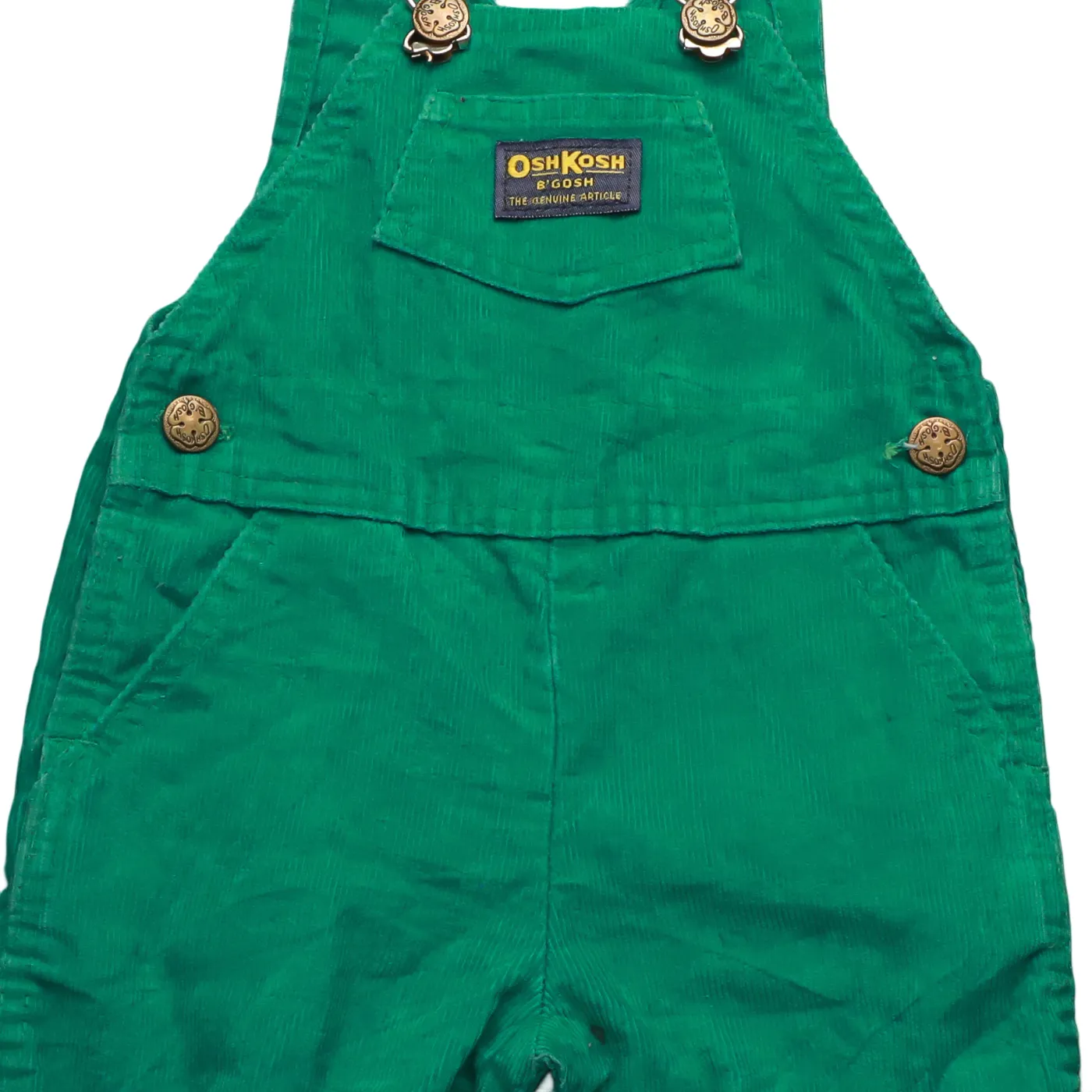 OshKosh Kids  Dungaree Green Age 12M