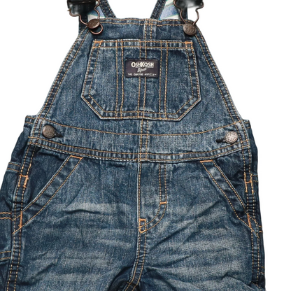 OshKosh Kids  Dungaree Blue Age 12M