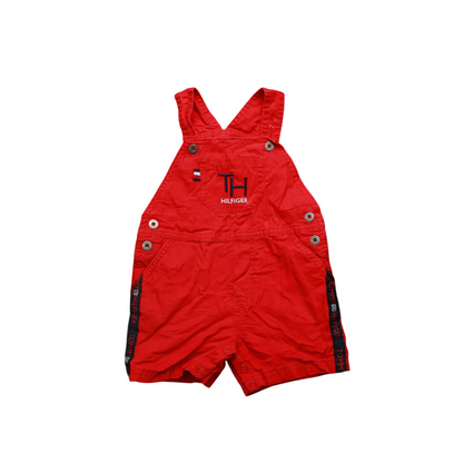Tommy Hilfiger Kids  Dungaree Red Age 12M