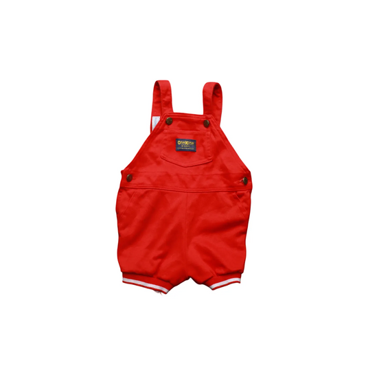 OshKosh Kids  Dungaree Red Age 12M