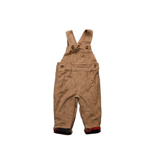 Levi Kids Corduroy Dungaree Beige Age 12M
