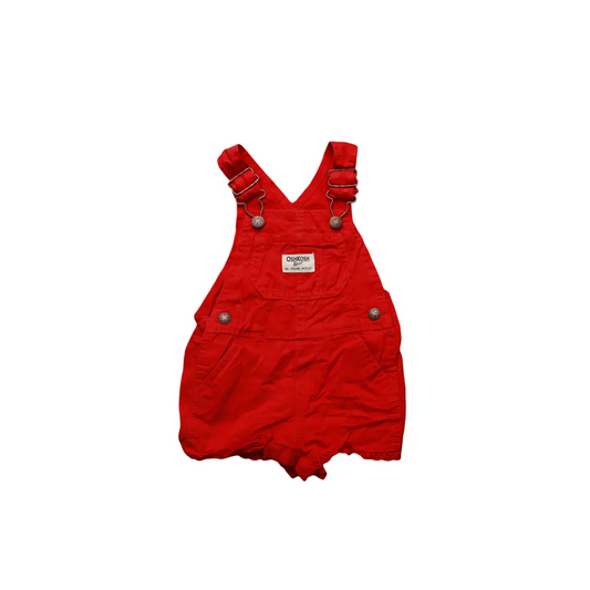 OshKosh Kids  Dungaree Red Age 6M