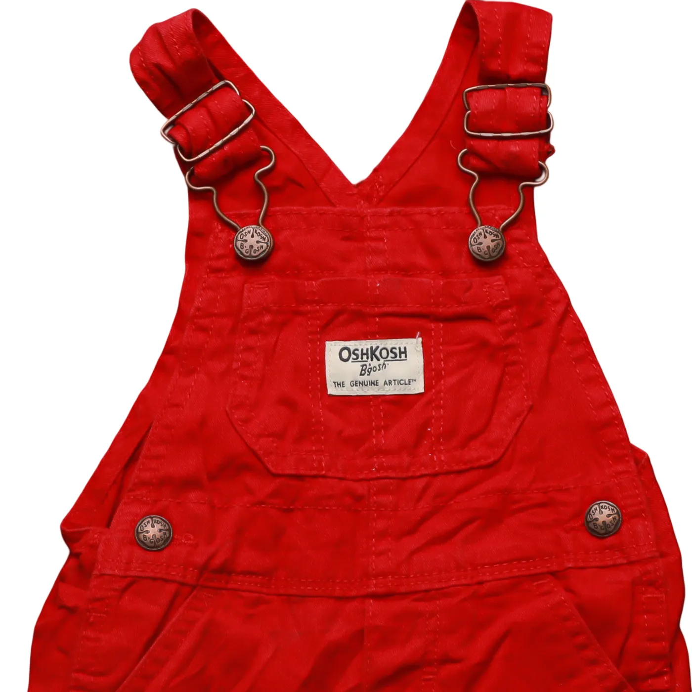 OshKosh Kids  Dungaree Red Age 6M