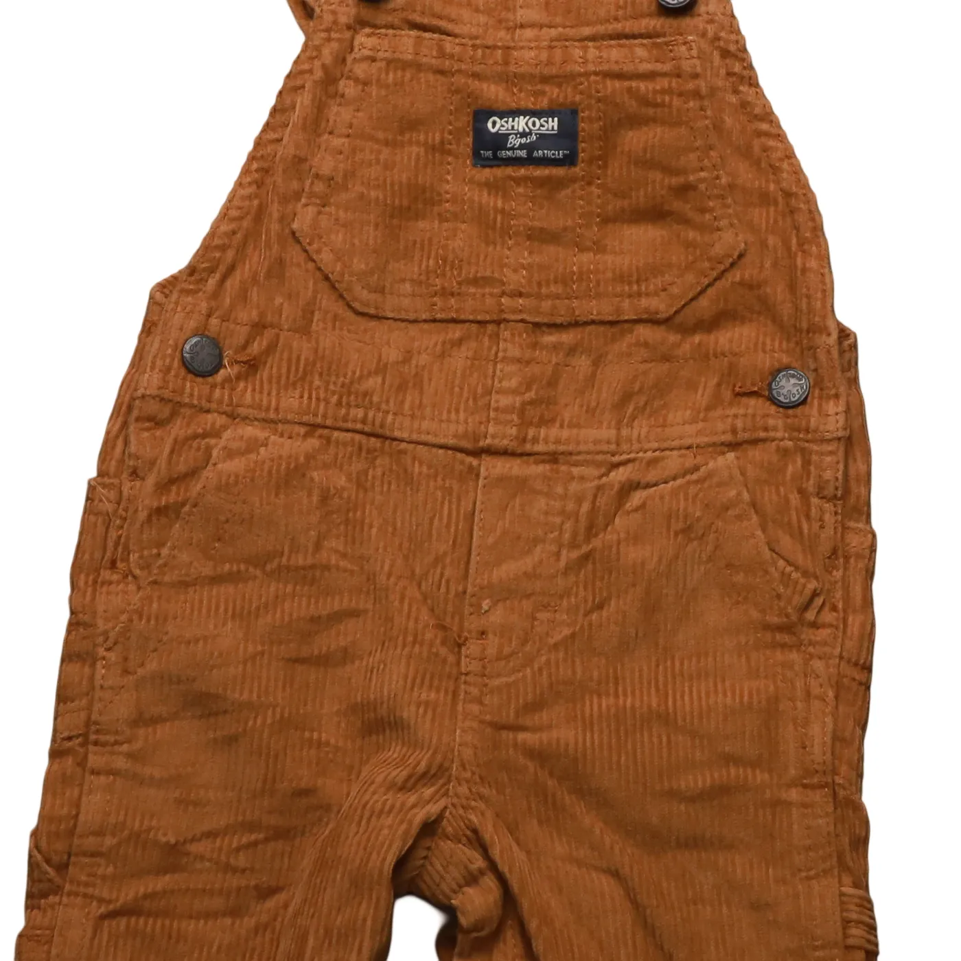 OshKosh Kids Corduroy Dungaree Brown Age 12M