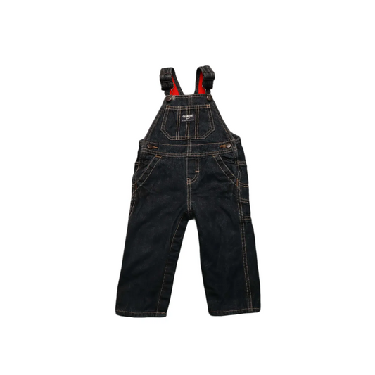 OshKosh Kids Padded Dungaree Blue Age 12M