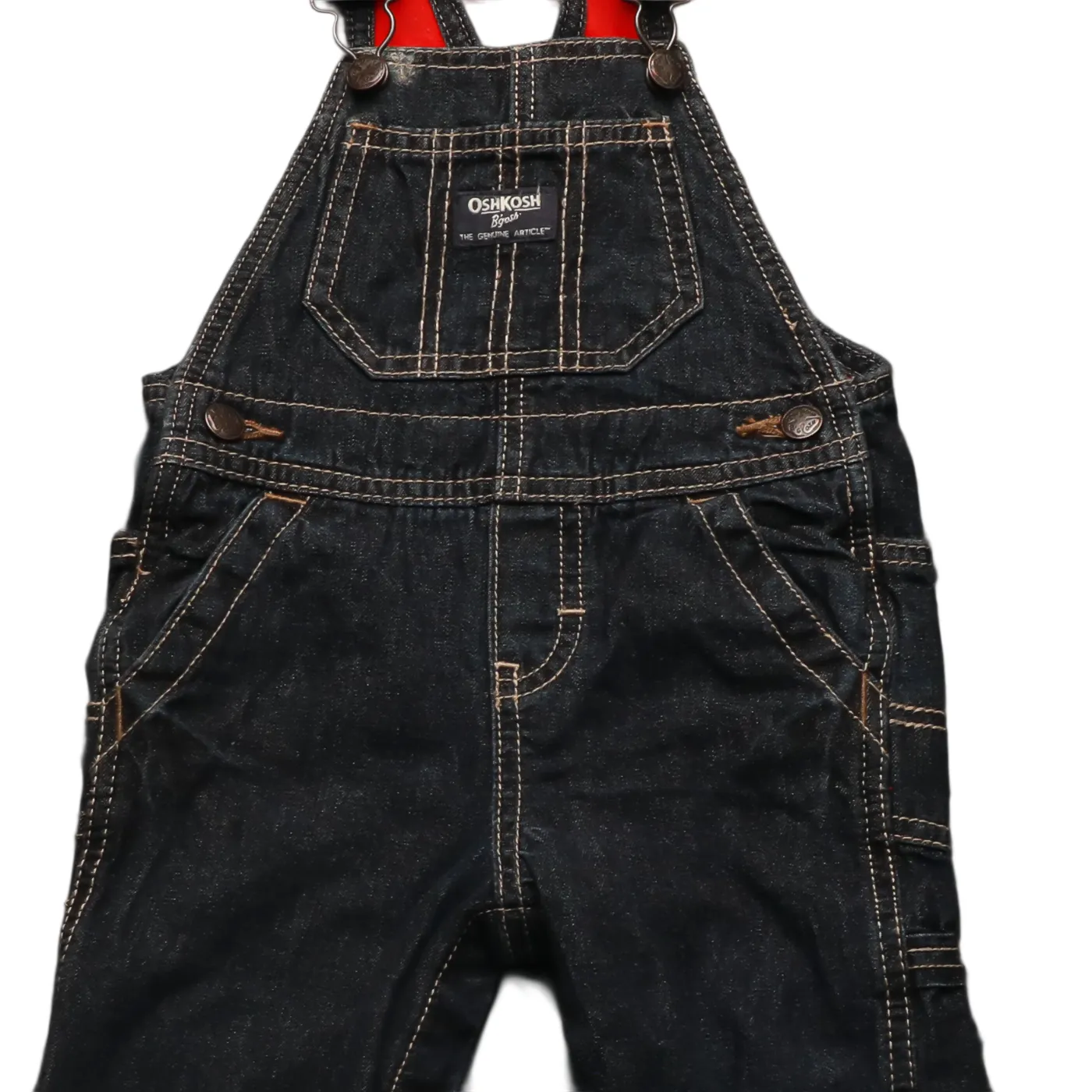 OshKosh Kids Padded Dungaree Blue Age 12M