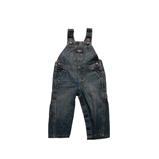 OshKosh Kids Denim Dungaree Blue Age 12M