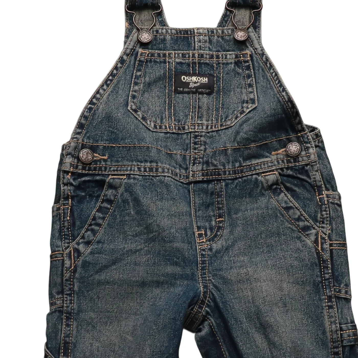 OshKosh Kids Denim Dungaree Blue Age 12M