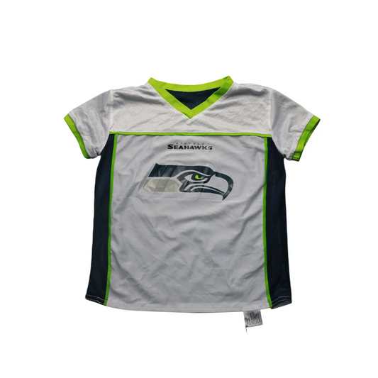 Seattle Seahawk Kids NFL Jersey White  Age 8Y