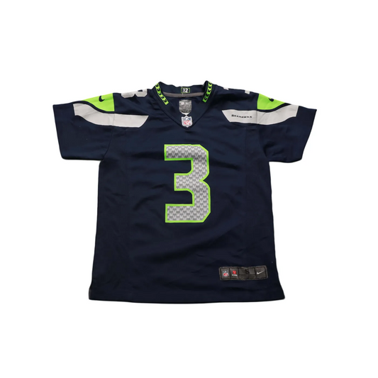 Seattle Seahawk Kids NFL Jersey Blue Age 8Y
