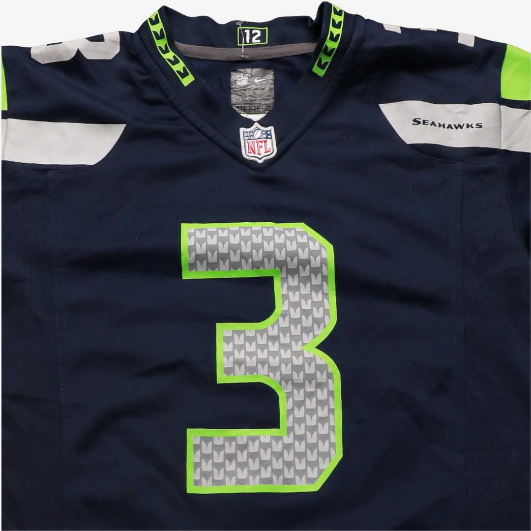 Seattle Seahawk Kids NFL Jersey Blue Age 8Y
