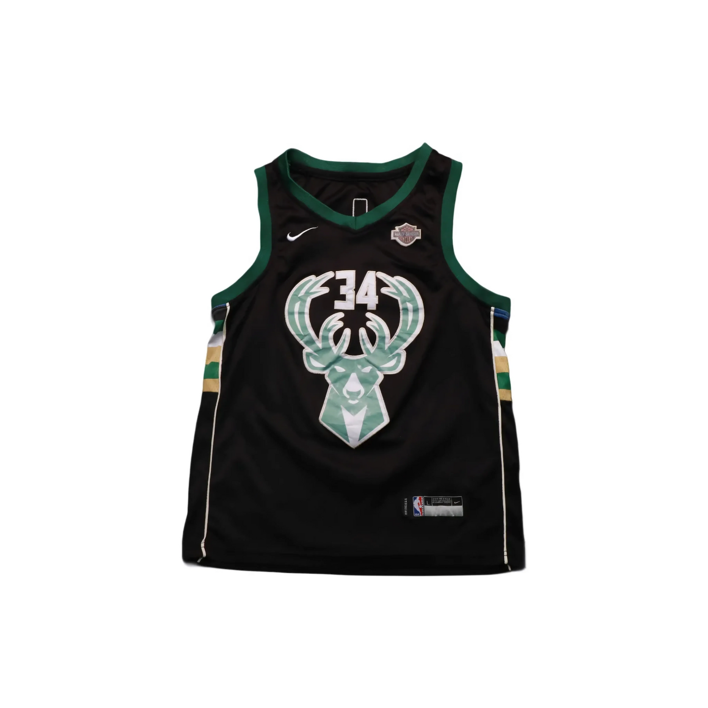 Harley Davidsons Kids NBA Jersey  Black Age 8Y