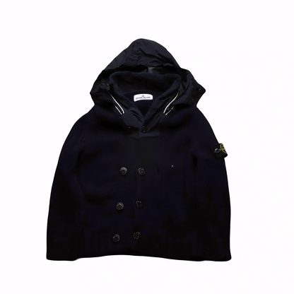 Stone Island Kids Knitted Jacket Blue Age 6Y