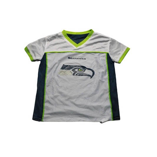 Seattle Seahawk Kids NFL Jersey White  Age 8Y