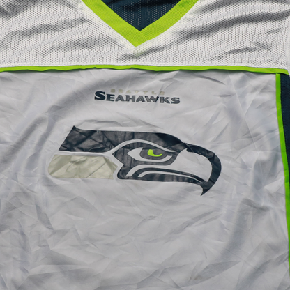 Seattle Seahawk Kids NFL Jersey White  Age 8Y
