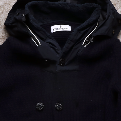 Stone Island Kids Knitted Jacket Blue Age 6Y