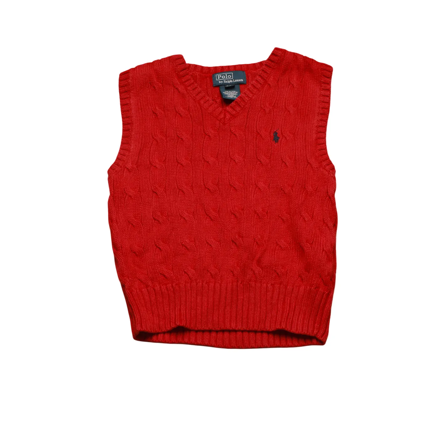 Ralph Lauren  Kids Vest Jumper Red Age 2Y
