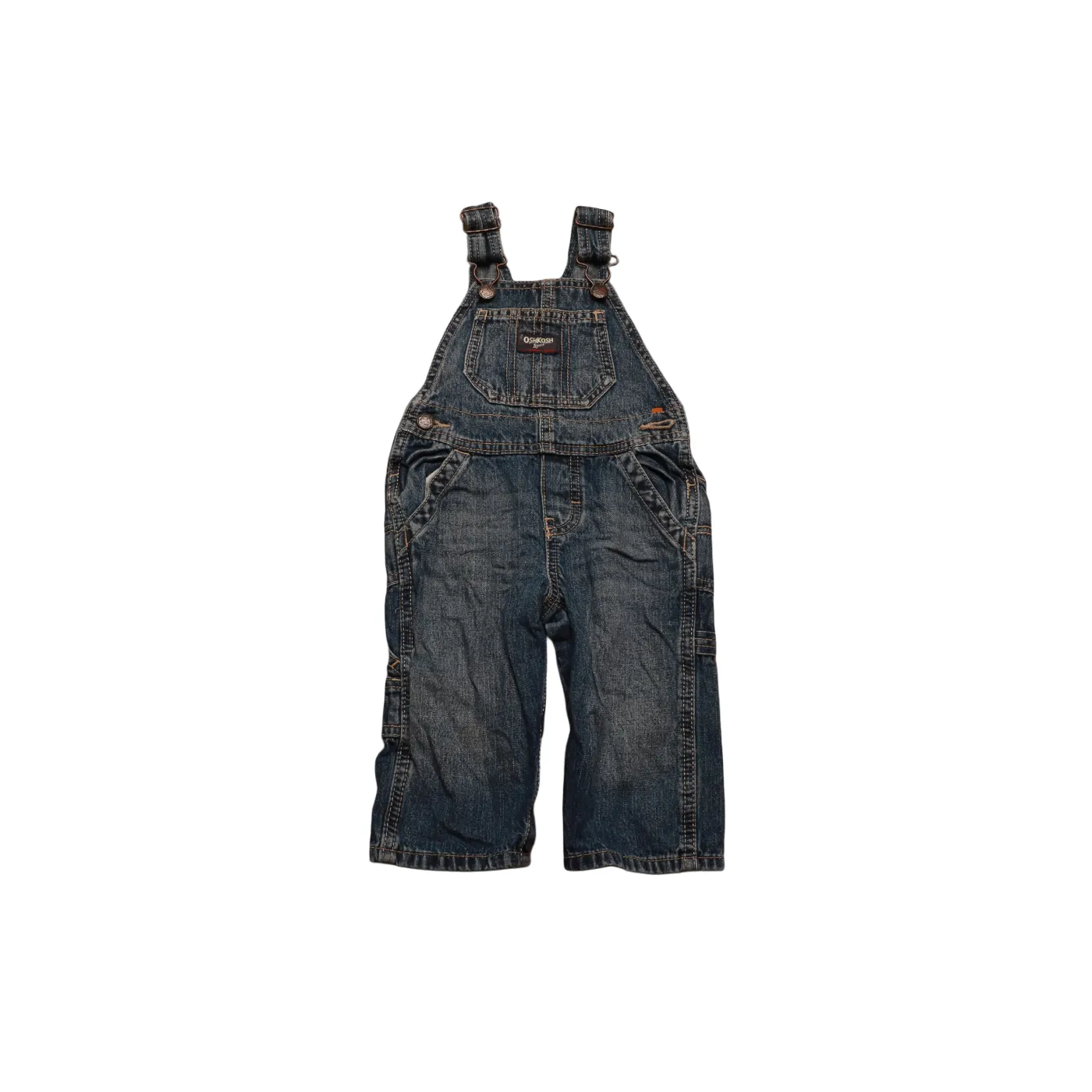OshKosh Kids Denim Dungarees Blue Age 9M