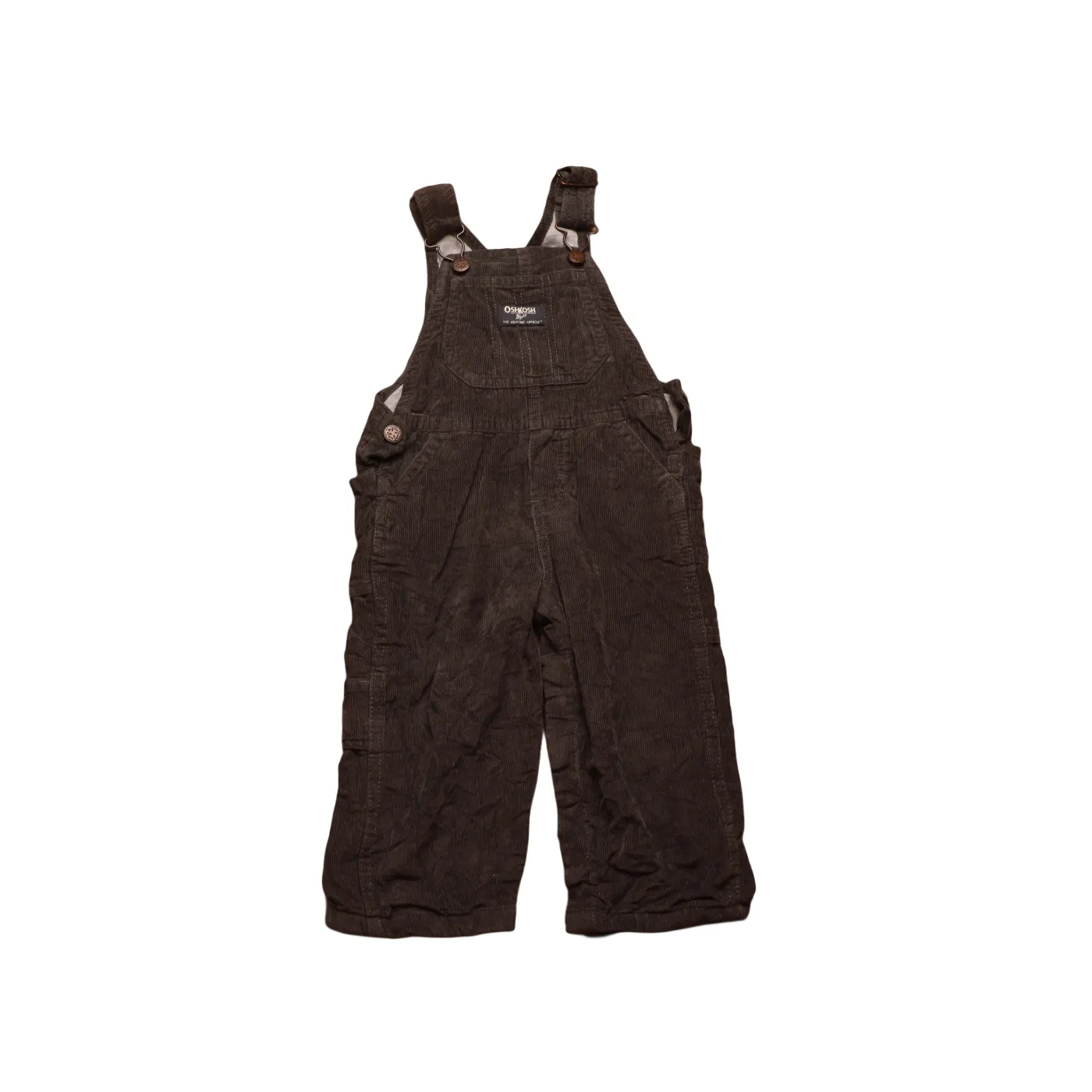 OshKosh Kids Corduroy Dungarees Grey Age 18M
