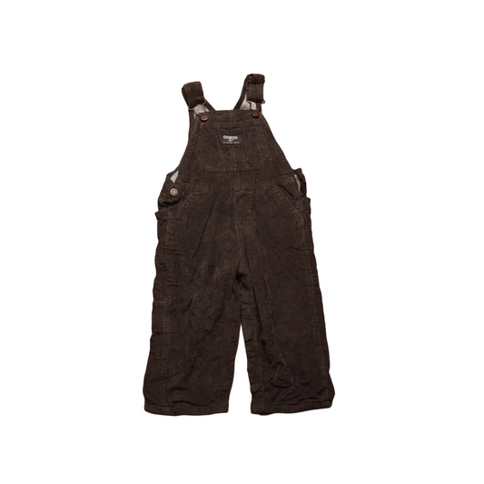 OshKosh Kids Corduroy Dungarees Grey Age 18M